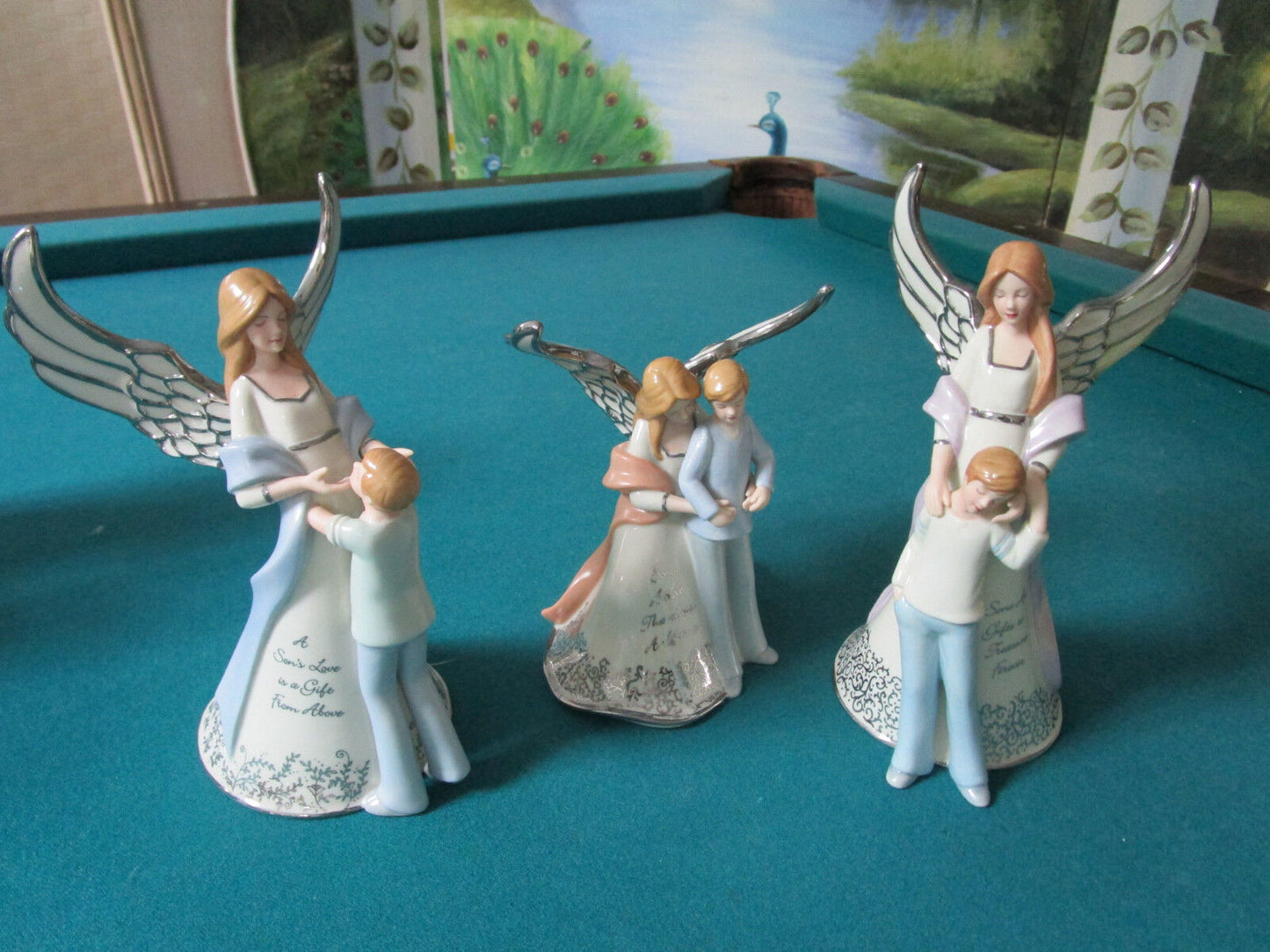 ANGELS MUSIC BOX HEIRLOOM PORCELAIN "FOREVER MY SON" COLLECTION MUSIC BOX pick1