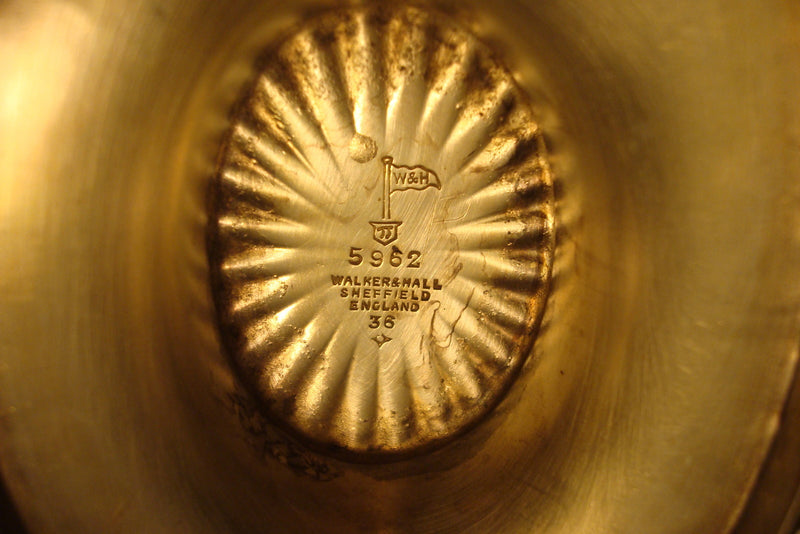 Walker & Hall Sheffield England # 5962 Silverplate Bridal Basket c1900s original