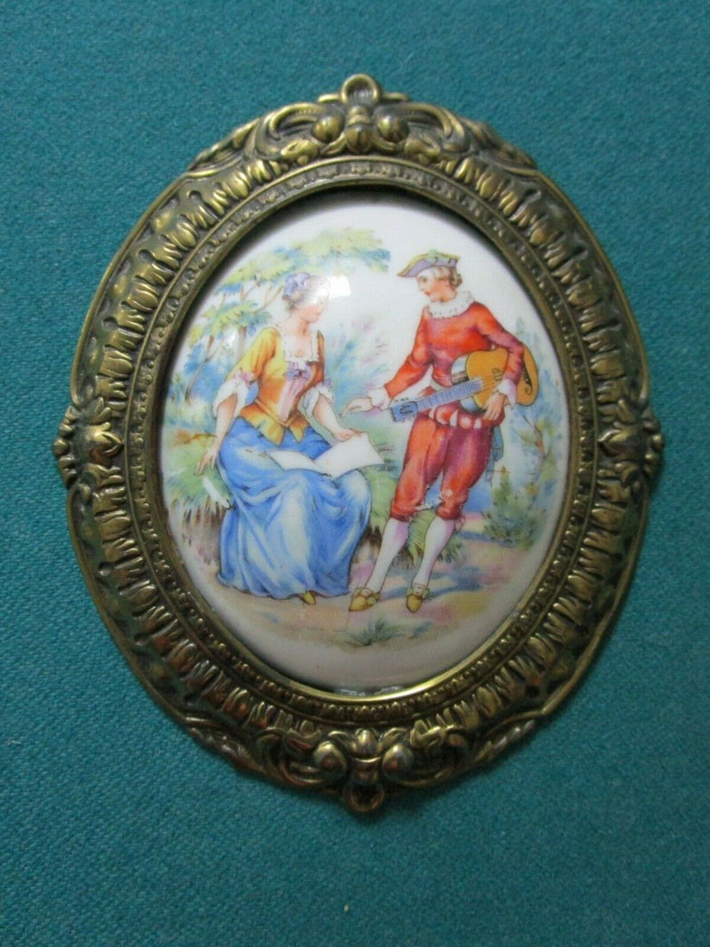 CERAMIC HAND PAINTED FINIAL CRIES ON LONDON LIMOGES FRAGONARD PICK 1