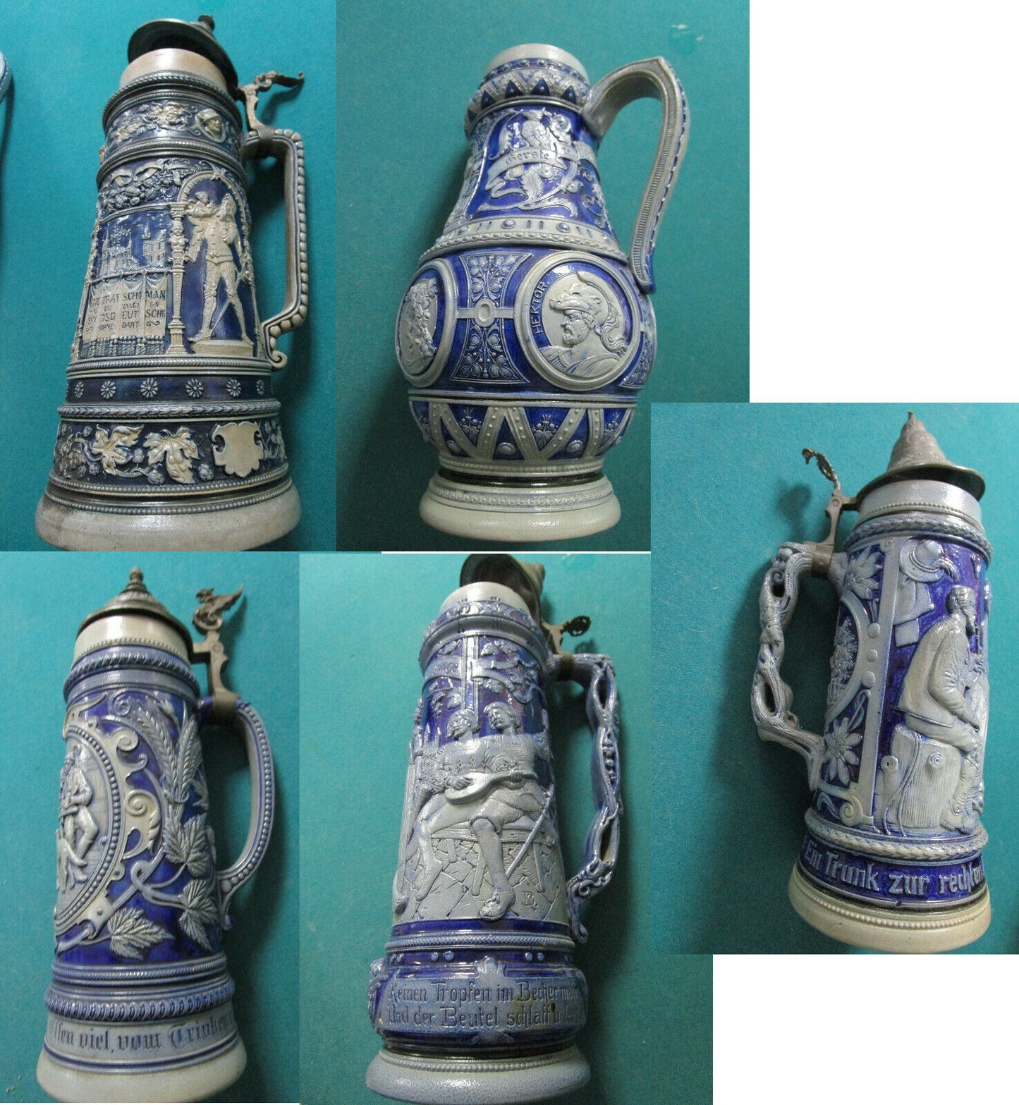 WESTERWALD J.W. REMY - MATTHIAS GIRMSCHEID BEER TAKARD STEIN GREEK TAVERN