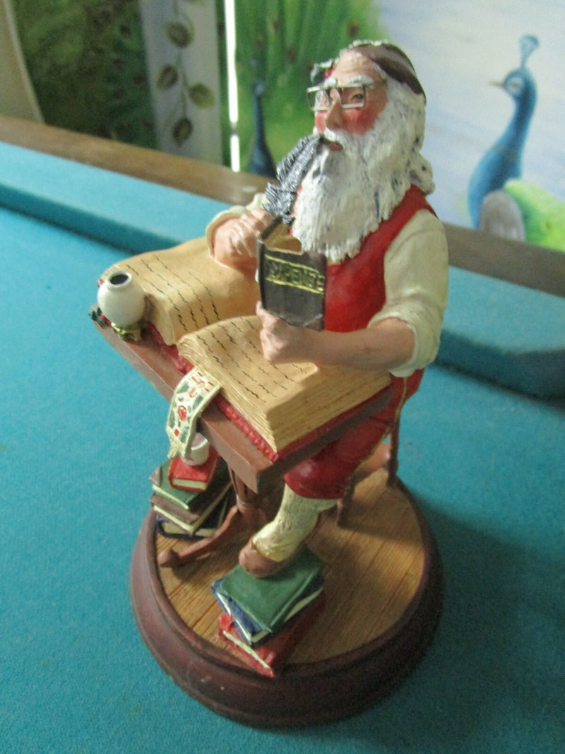 Norman Rockwell Figurine "Expense Book"  6" Danbury Mint