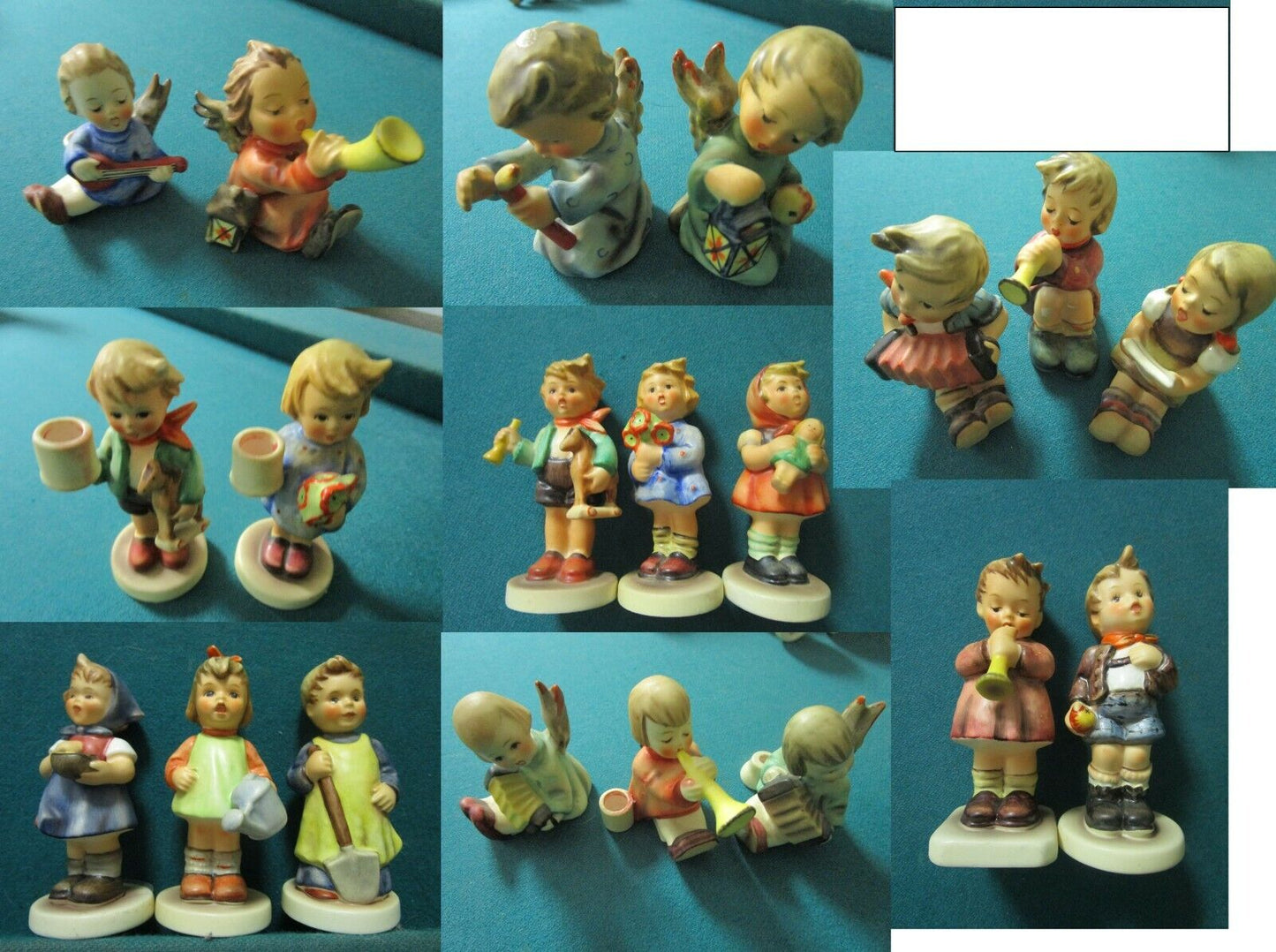 VINTAGE HUMMEL FIGURINES LOT TM3/ TM5/ TM7 ANGELS CANDLEHOLDERS PICK1 SET