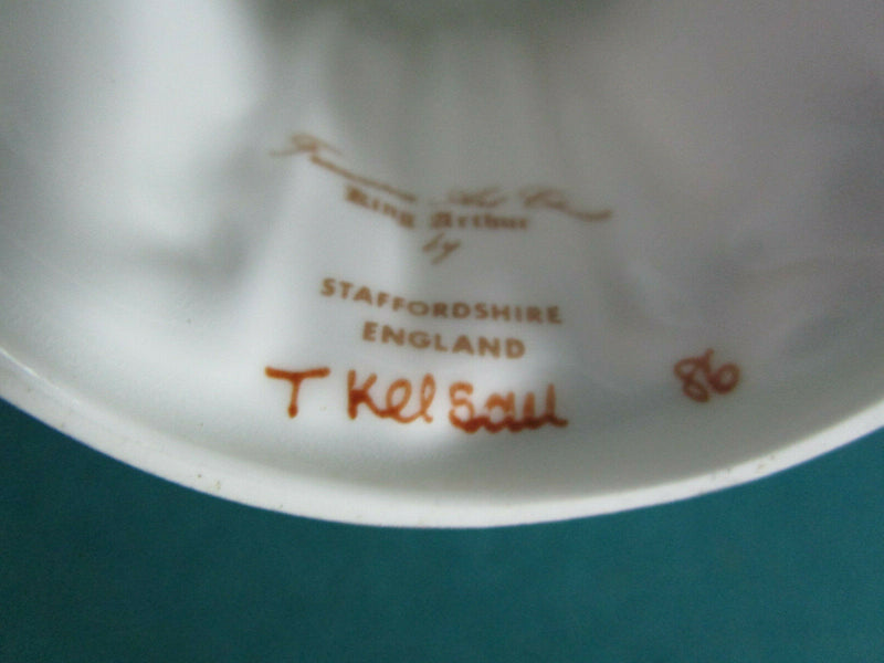 Francesca Art Stafordshire England Chess Pcs King Arthur, Lancelot & Guinevere