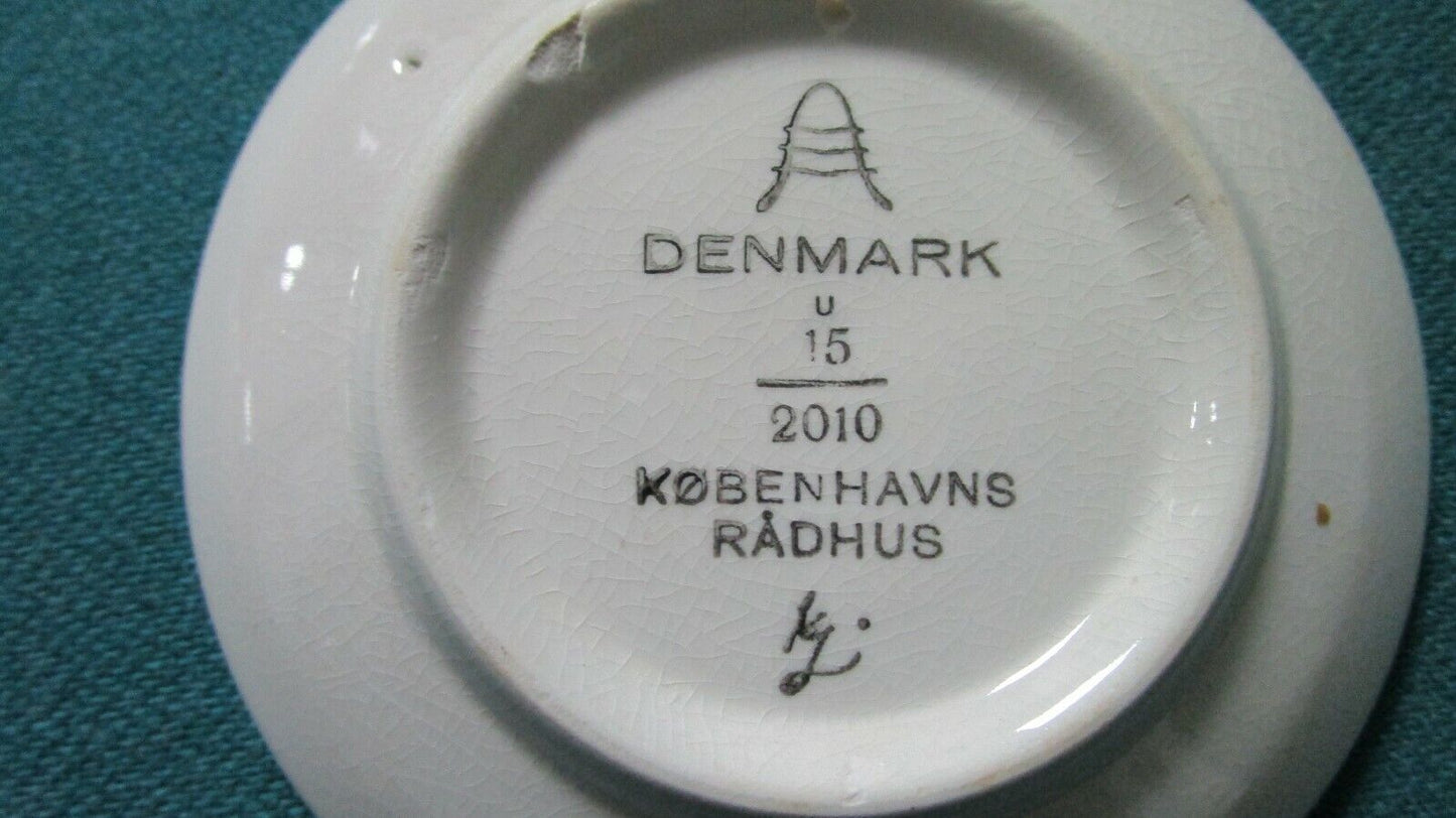 4 DISHES ROYAL COPENHAGEN DENMARK 3"