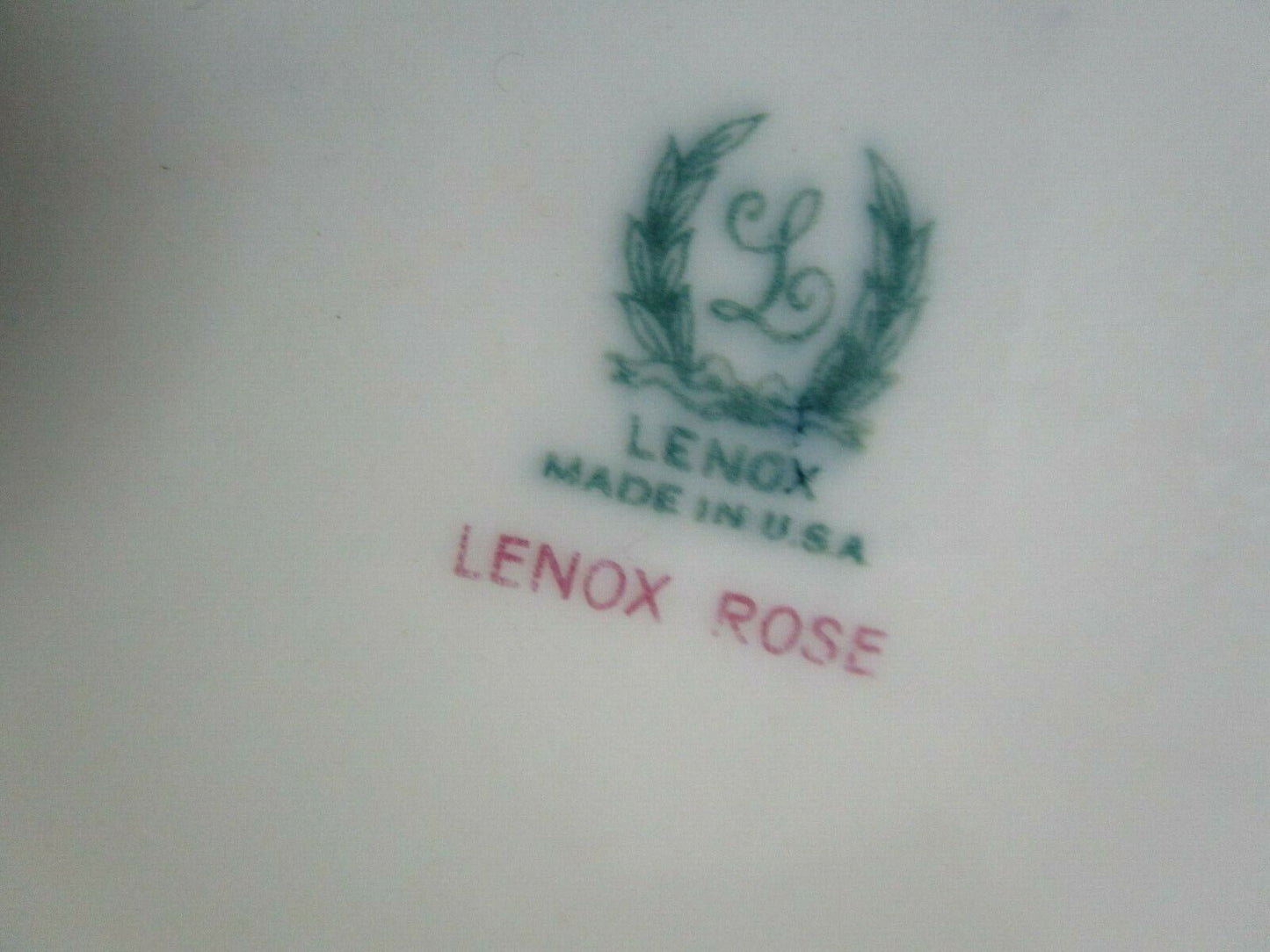 LENOX USA ROSE PATTERN 11" TRAY