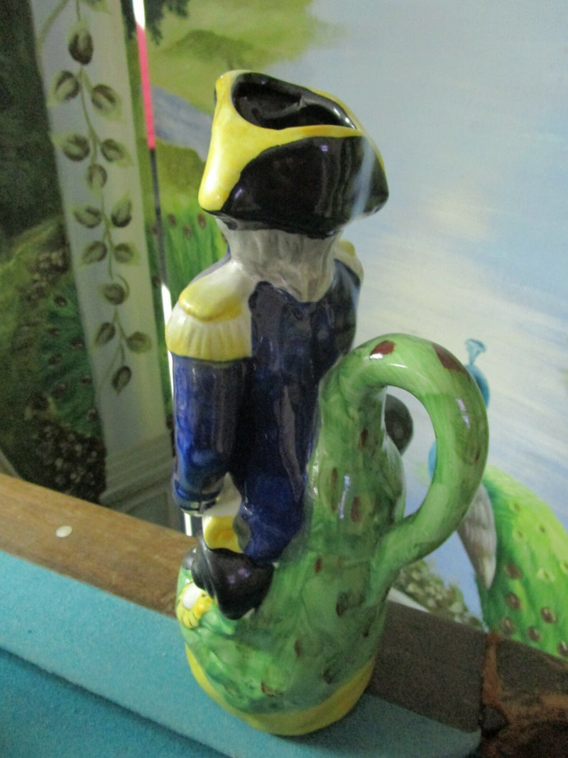 ANTIQUE STAFFORDSHIRE CHARACTER JUG PITCHER ADMIRAL PITCHER ^^