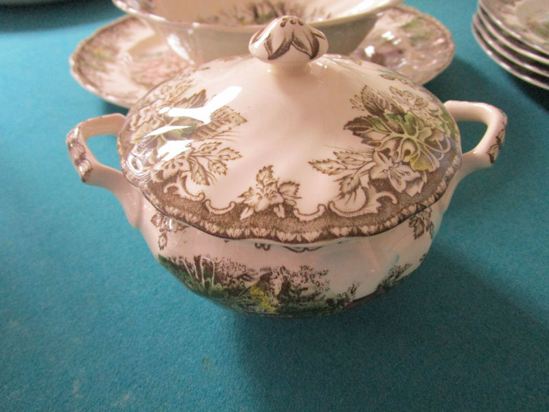 Johnson Bros The Friendly Village Tray, Bowl, Tureen, Plates, Cup Saucers Pick 1