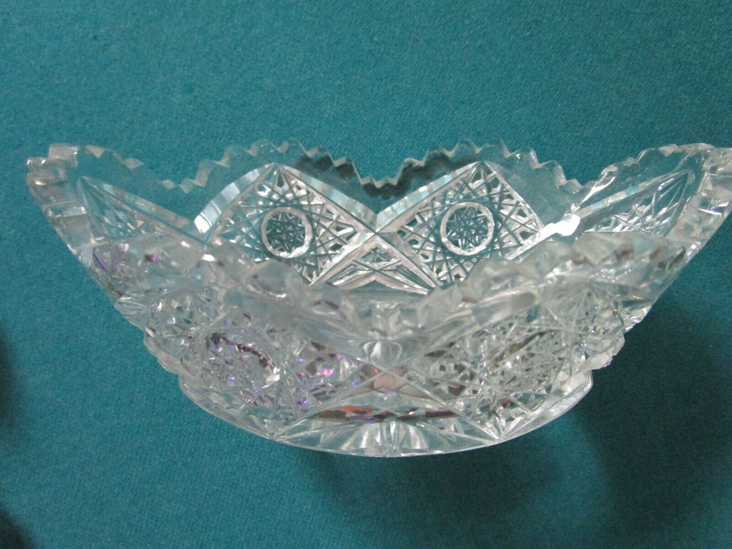 AMERICAN BRILLIANT PERIOD NAPPY DISH, CANDY DISH VASE PICK 1