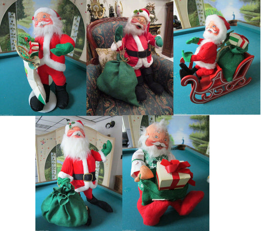 ANNALEE LARGE SANTAS 18"/20" CHRISTMAS NOEL DOLLS FIGURINES PICK 1  ^^