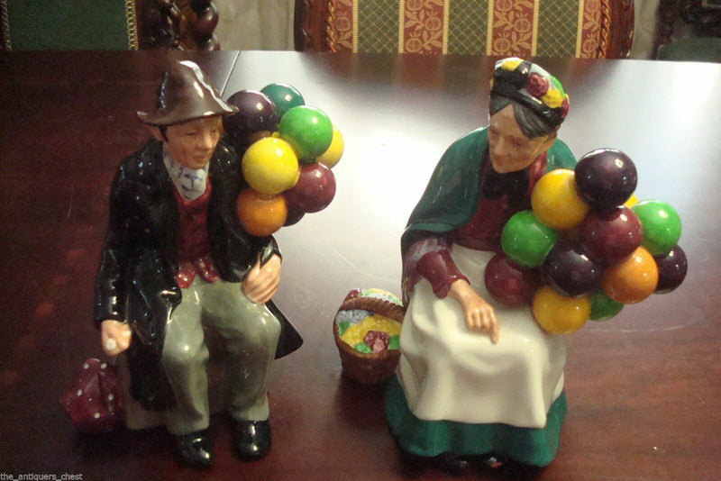 Royal Doulton FIGURINES Orange Lady, TUPPENCE A BAG, BALLOON SELLERS, PENNY PICK