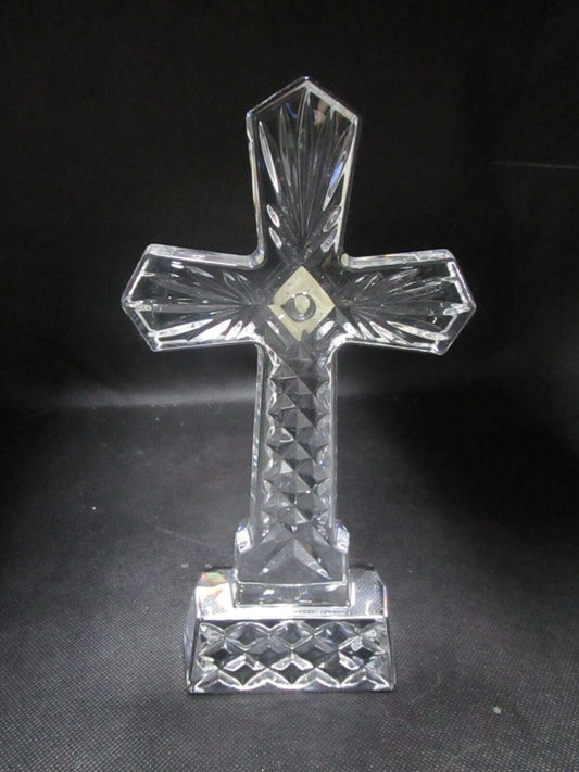 Waterford Medieval Cross crystal 8.25" new