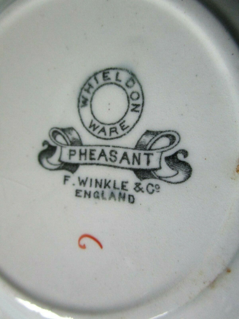 Coffee Cup Saucer F.Winkle /Pheasant -Copeland Spode- Royal Staffordshire Pick1^