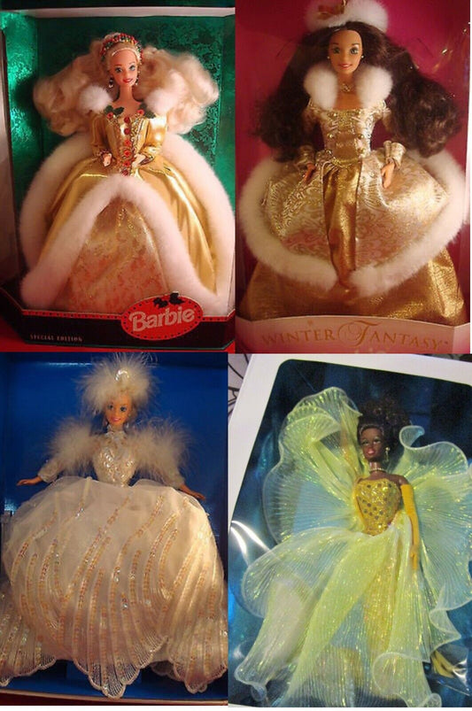 1993 BARBIE 1994 WINTER FANTASY/SNOW PRINCESS/STRAVAGANZA/ HOLIDAYS -PICK1