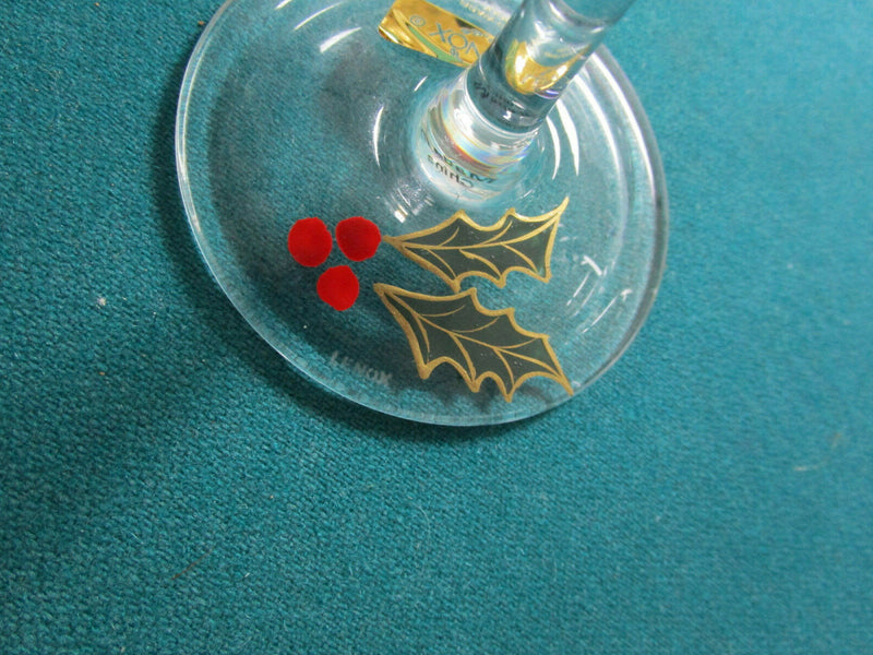 Lenox Crystal Glassware Holiday Spirit Christmas Flutes  Compotes Pick One
