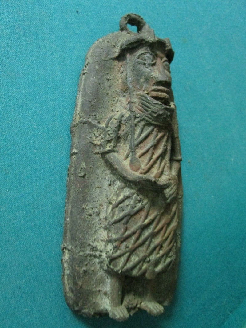 ANTIQUE SALVAGE CAST IRON FINIAL WALL DECOR 9" ^^^