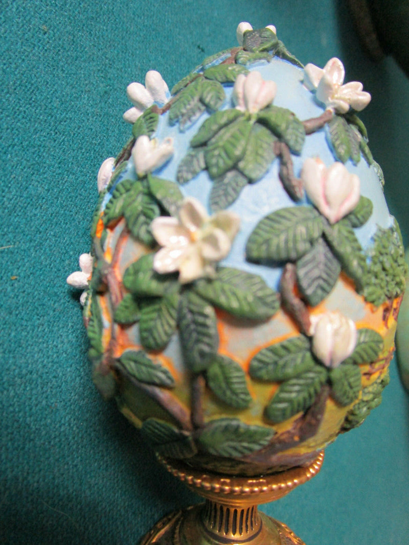 Franklin Mint Egg Carved Scarlett Of Tara 5"