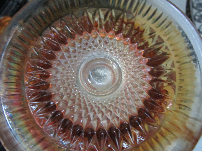 MARIGOLD IMPERIAL CARNIVAL GLASS PITCHER AND 6 TUMBLERS PICK 1