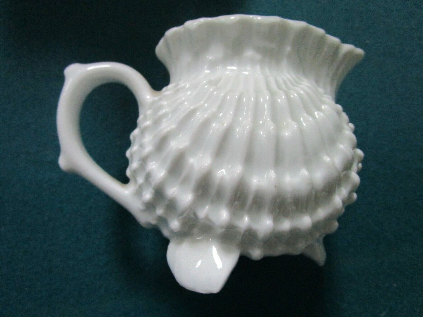 VICTORIA AUSTRIA BOHEMIAN PRE1918 3 PCS TEA SET TEAPOT CREAMER SUGAR WHITE GLOSS