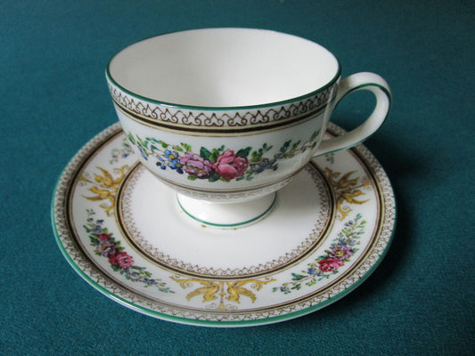 “Wedgwood” Antique  Cup And Saucer  England Columbia  1920s PATTERN [87]