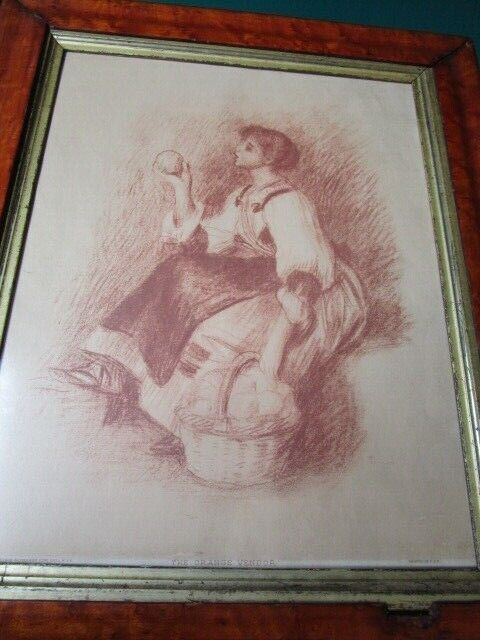 THE ORANGE VENDOR by Renoir Orig. Stamped lithograph by Arthur Rothmann Fine Art