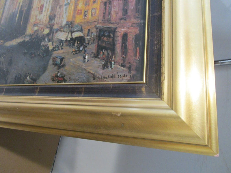 COLLIN CAMPBELL COOPER 5TH AVE NY BRUSHSTROKES FINE ENHANCED REPRODUCTION