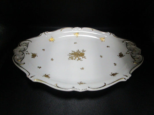 Weimar Germany fine bone china Katarina pattern oval tray c1940s