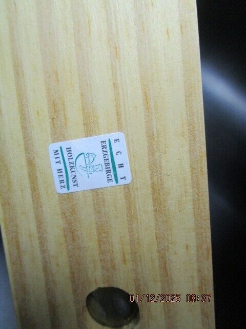 Erzgebirge Candle Holders Pair  Church Priest 4-5 In ^^