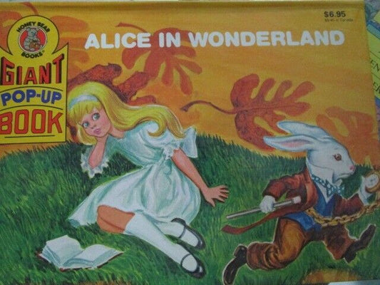 ALICE IN WONDERLAND GIANT POP-UP BOOK 1974 BRAND NEW