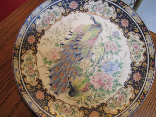 TOYO JAPAN PARADISE BIRD COLLECTOR PLATE [*a1]