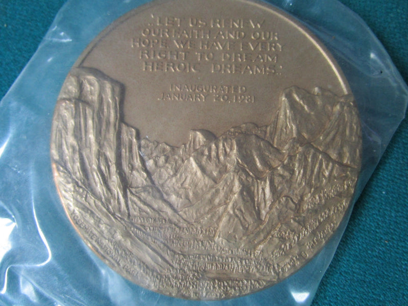 Presidential 4 Bronze Medals 3" Reagan, Kennedy, Pope, Taylor