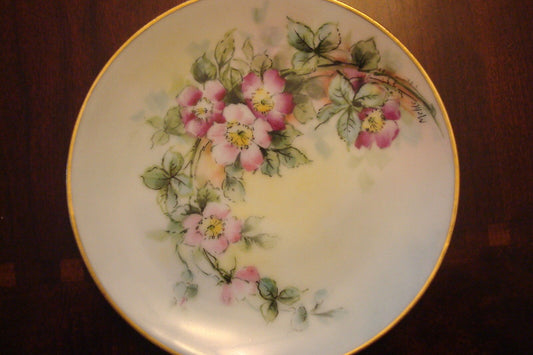 Thomas Bavaria Germany dish, signed by the artist "Mehle", 6" ORIGINAL