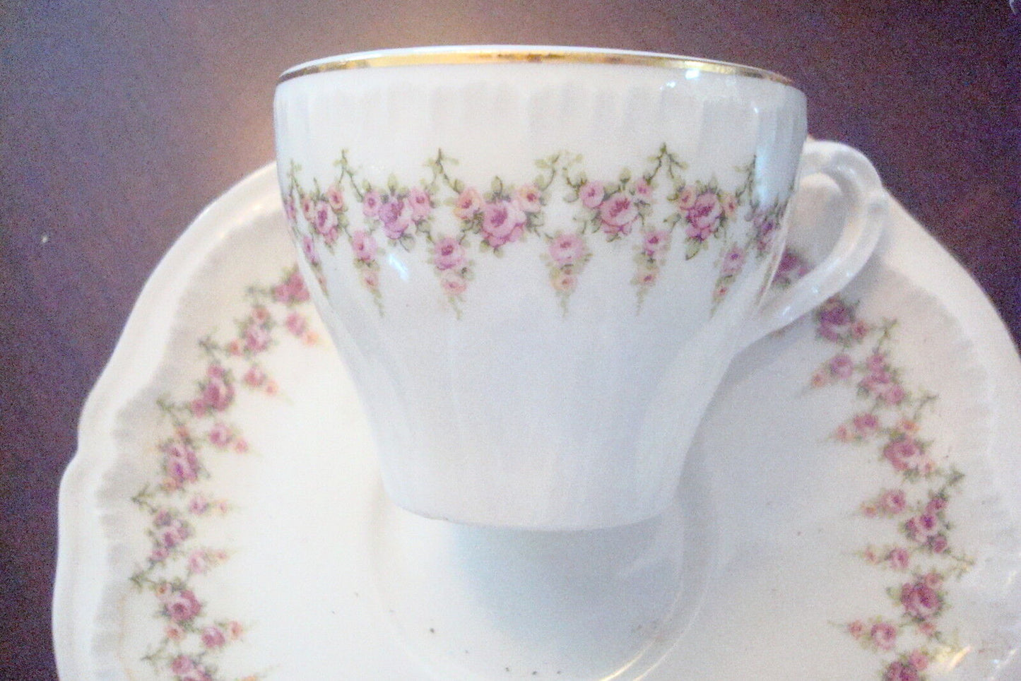 Theodore Haviland cup and saucer, Made in America