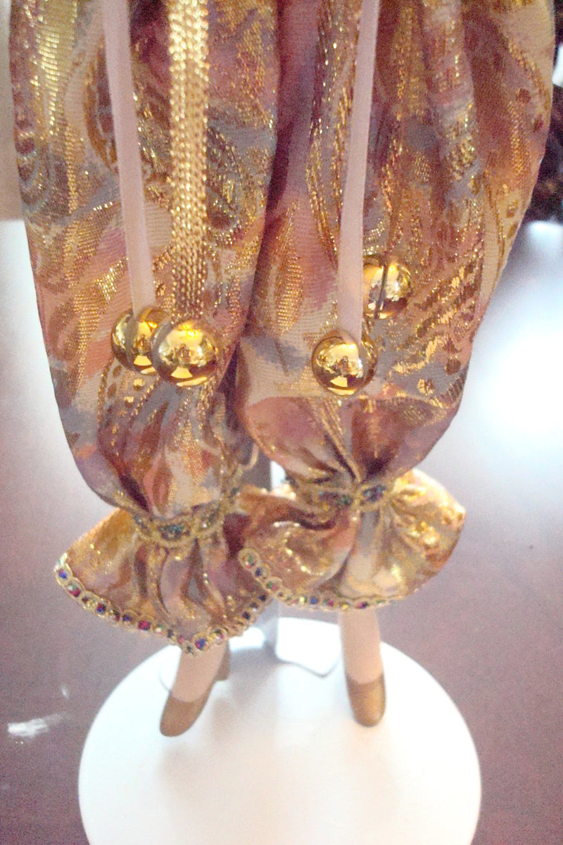 1990s Show Stopper Golden Jester doll , 18" tall, hand painted [*4-dolls]