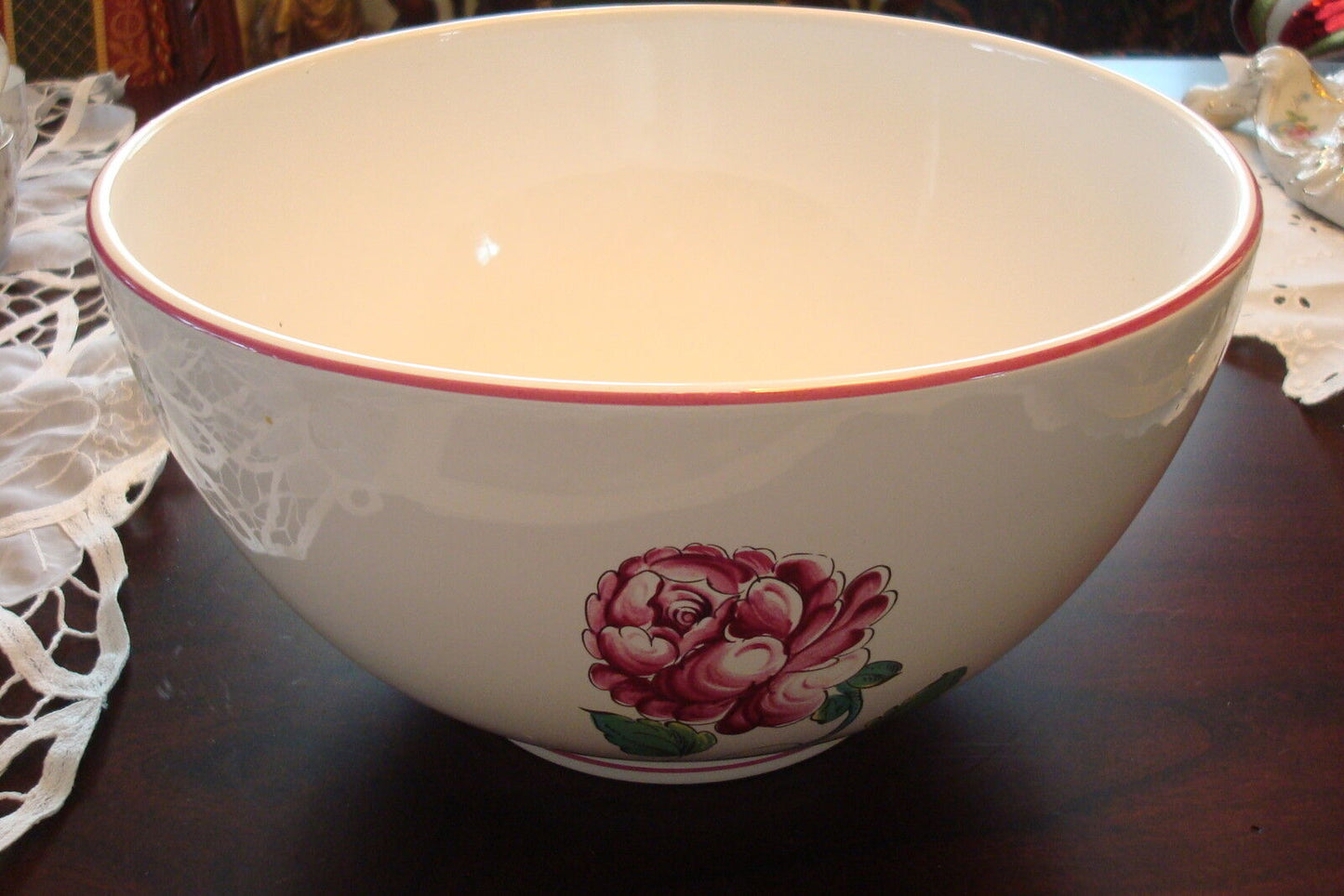 Tiffany & Co bowl and pitcher "Strasbourg Flowers" Portugal flower original