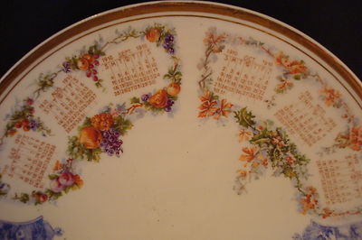 Pope Gosser calendar plate 1910,