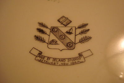Mount Vernon Plate made by Delano Studios in Setauket,marked Canonsburg