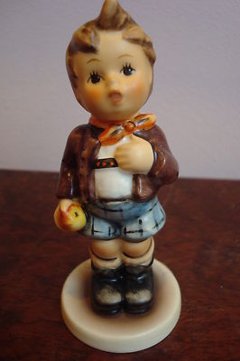 Hummel Figurine "Cheeky Fellow" 4 " TM7, NIB With Certificates