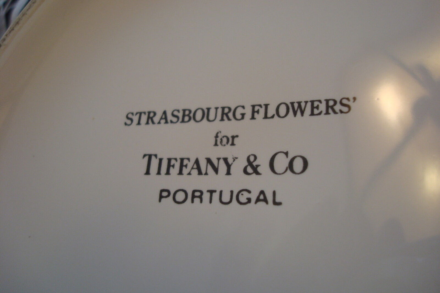 Tiffany & Co bowl and pitcher "Strasbourg Flowers" Portugal flower original