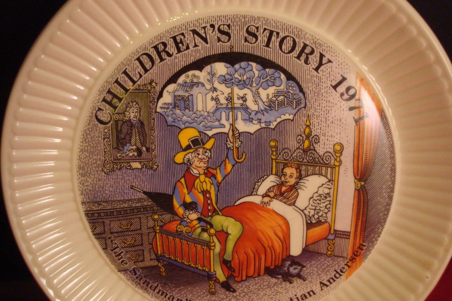 Wedgwood, Children's Stories plate, 1971, "The Sandman", NIB [am14]]