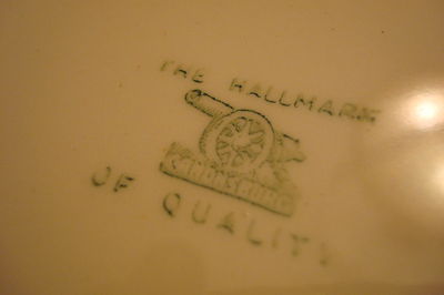 Mount Vernon Plate made by Delano Studios in Setauket,marked Canonsburg