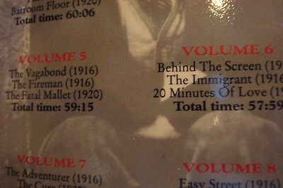 Chaplin collection VHS 10 tapes, 36 movies