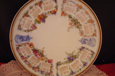 Pope Gosser calendar plate 1910,