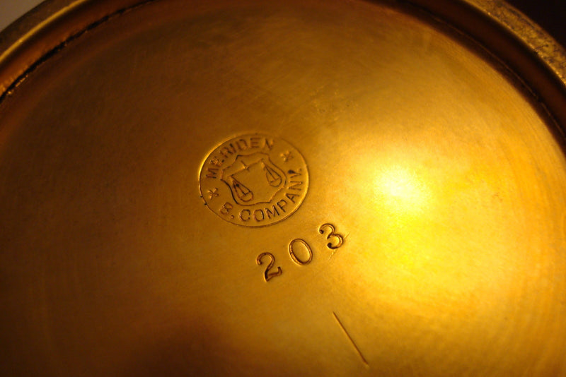 MERIDEN BRITTANIA COMPANY  Tilting Coffee Pot with tray