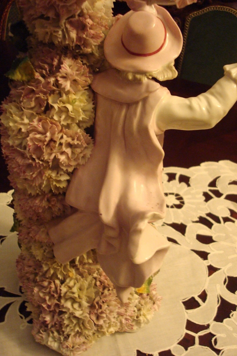 Meissen Candelabra, early Meissen, 20" tall