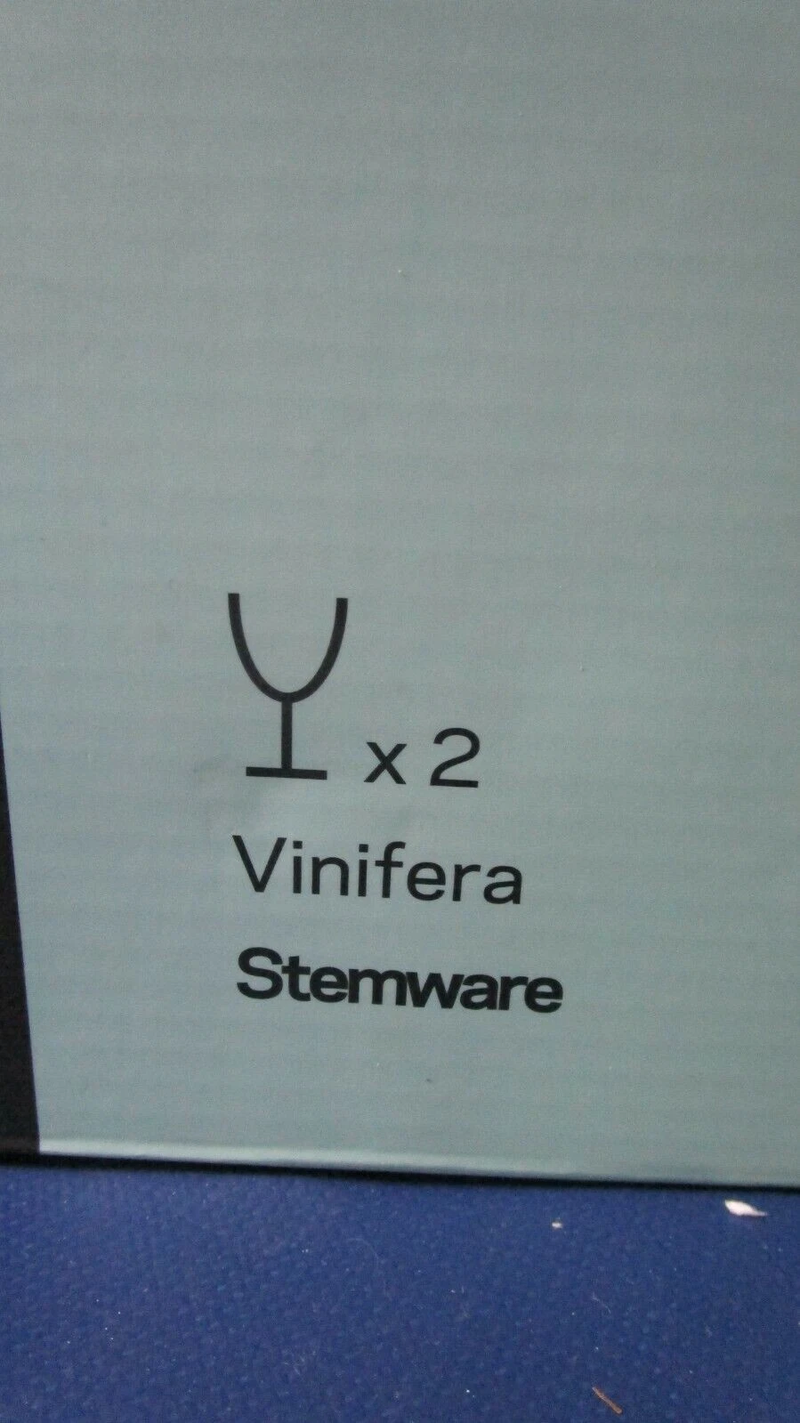 NUDE Vinifera Set of 2 Red Wine CRYSTAL Glasses 450 cc NEW IN BOX