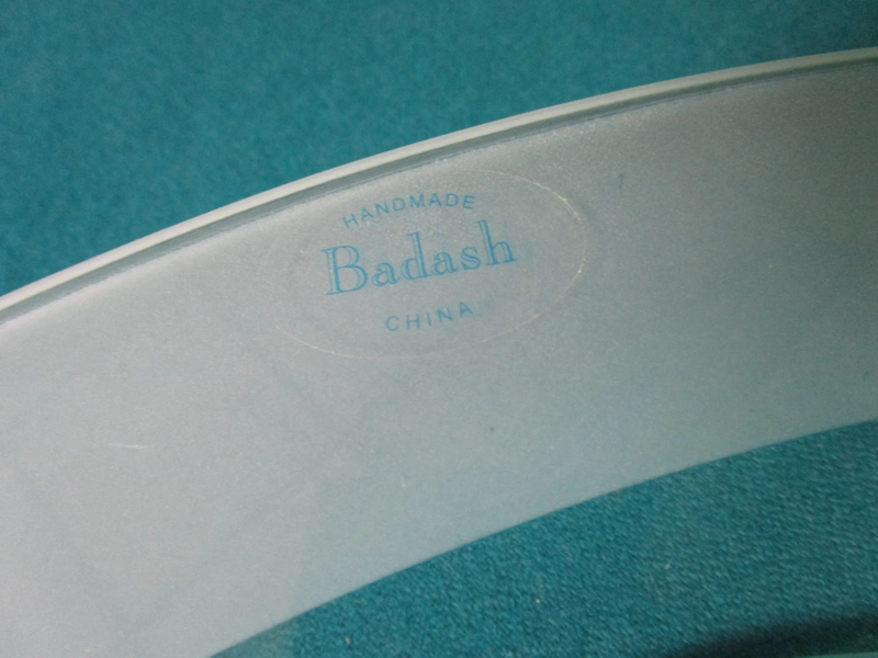 BADASH OVAL TRAY PEDESTAL 14 X 9X 1"  [*a4-RA5]