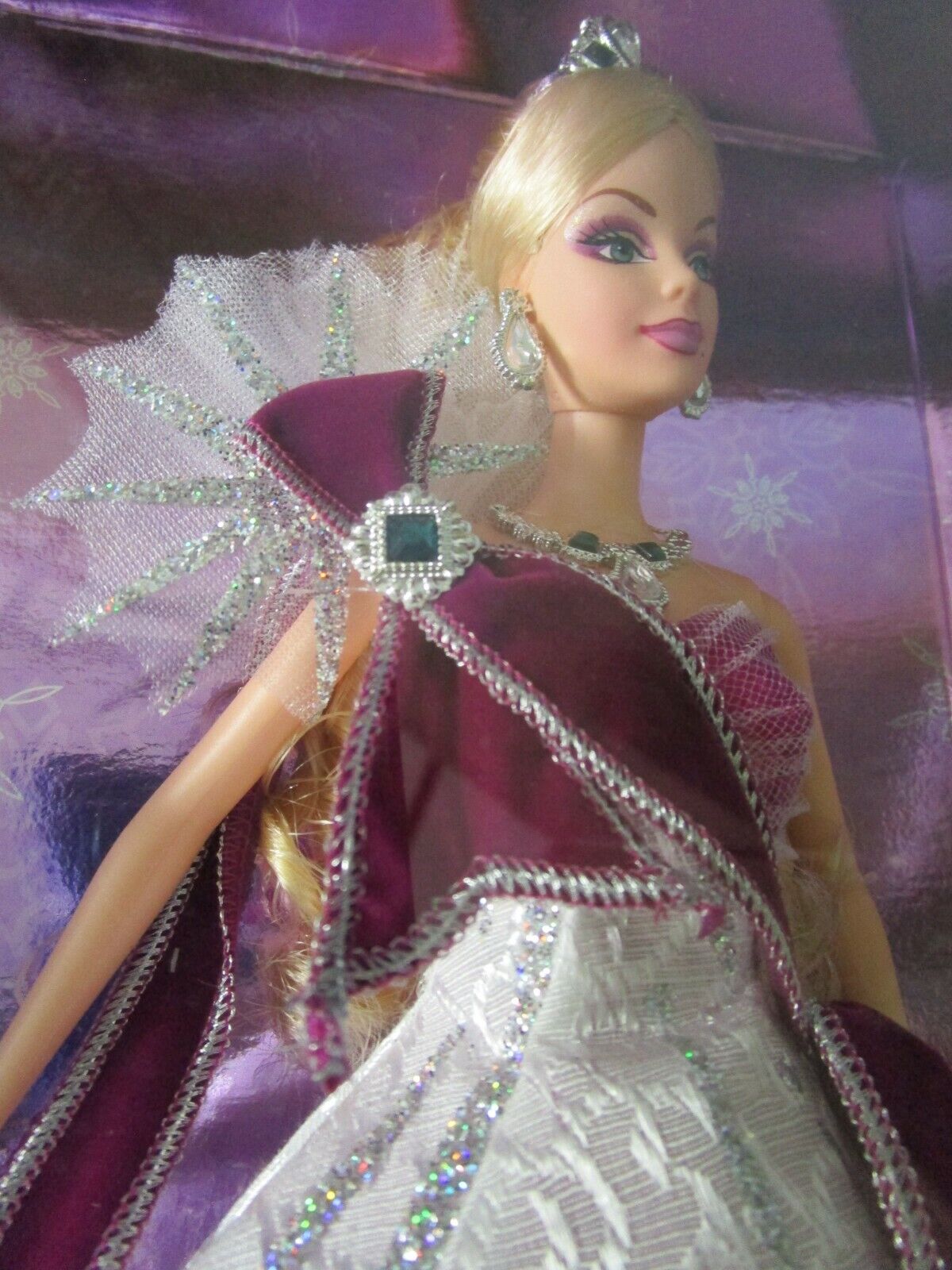 2005 HOLIDAY BARBIE BOB MACKIE ALL IN PURPLE  NEW