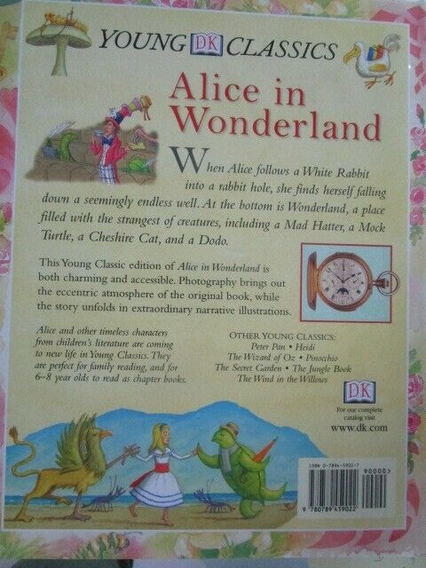 ALICE IN WONDERLAND YOUNG CLASSICS BY LEWIS CARROLL ADAPTED JANE FIOR