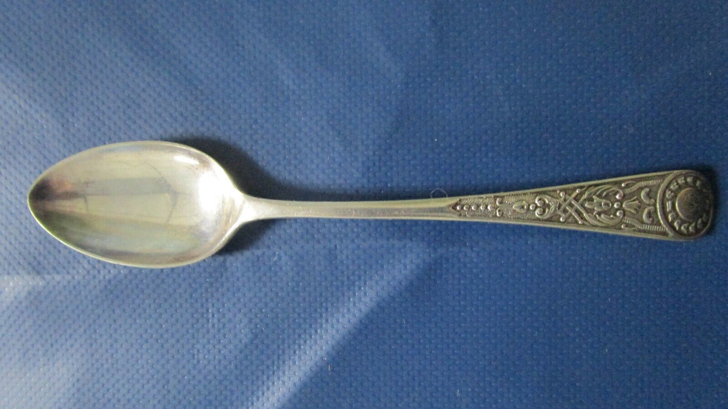 THREE SPOONS STERLING SILVER MAGNUS AASE / A&D BIRMINGHAM SILVERPLATE LOT OF 3