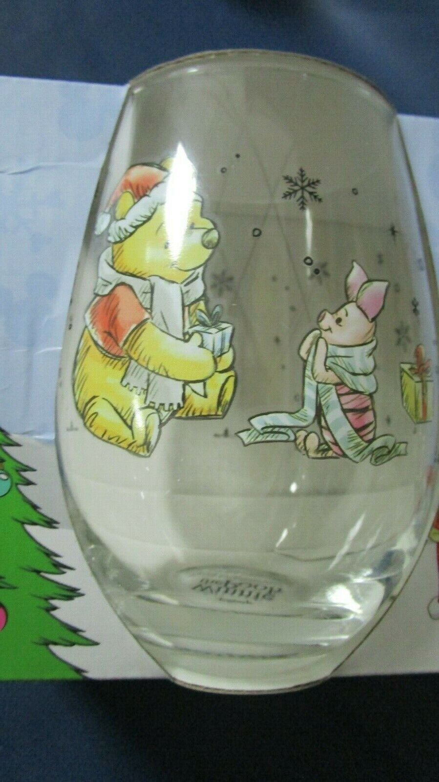 WINNIE THE POOH DISNEY 4 STEAMLESS GLASSES NEW IN BOX 5"